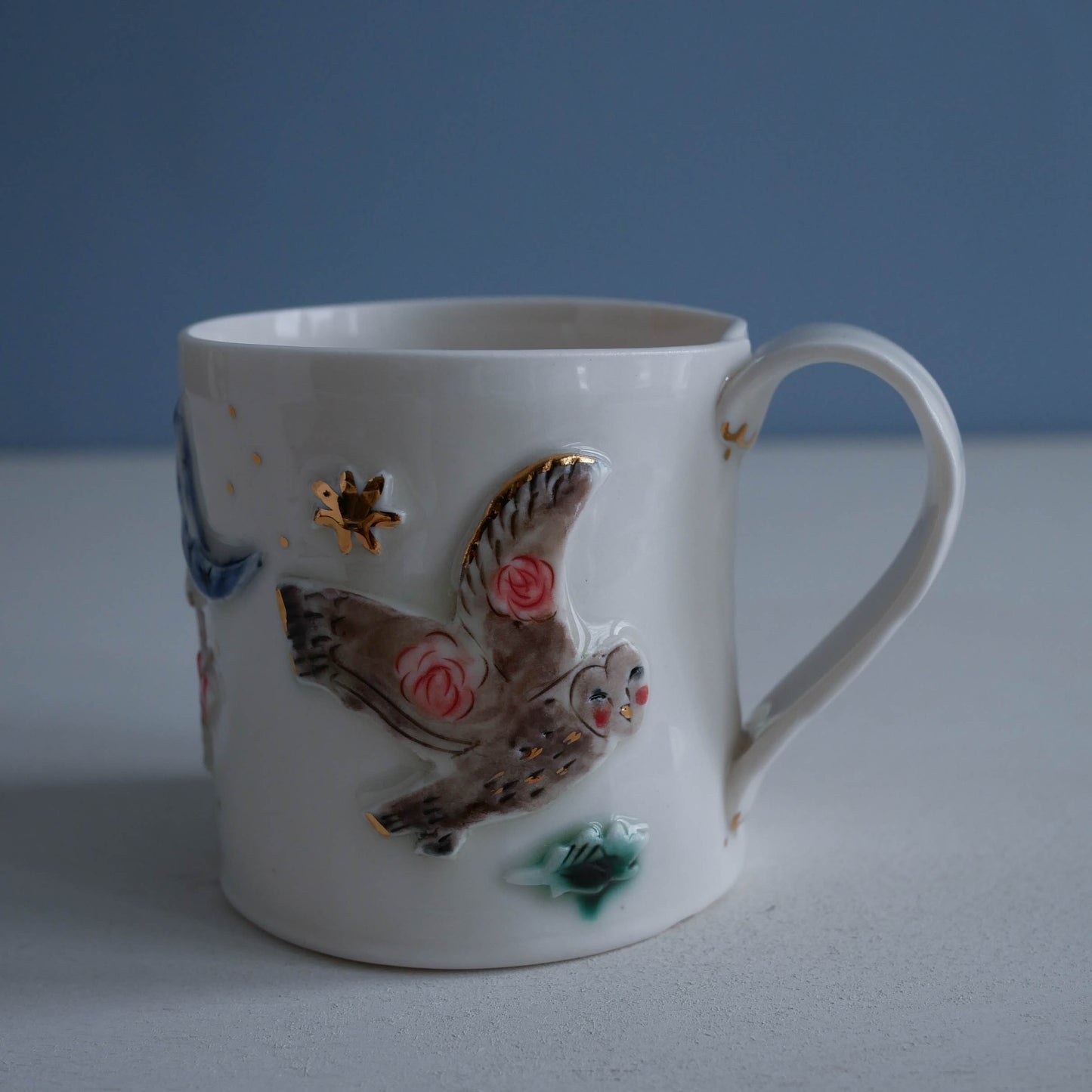 Mug * Woodland Winter Deer & Owl