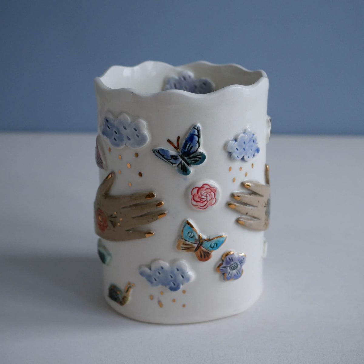 Vase * Hands to Rain Clouds
