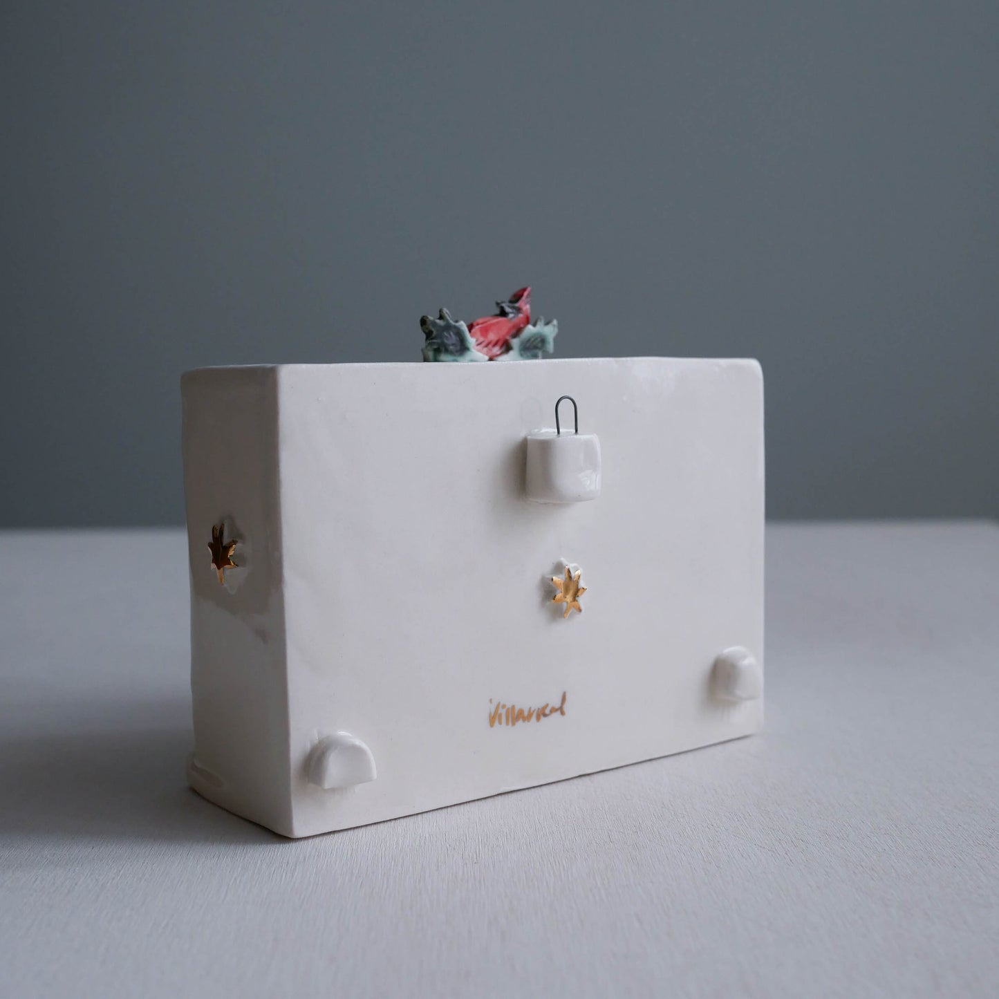 Wall Box * Quebec Village Deer & Owl