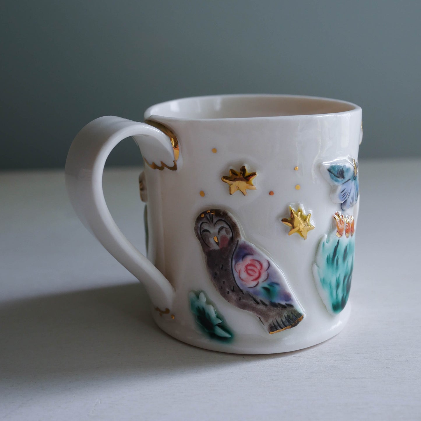 Mug * Desert Theme - Owl & Quails