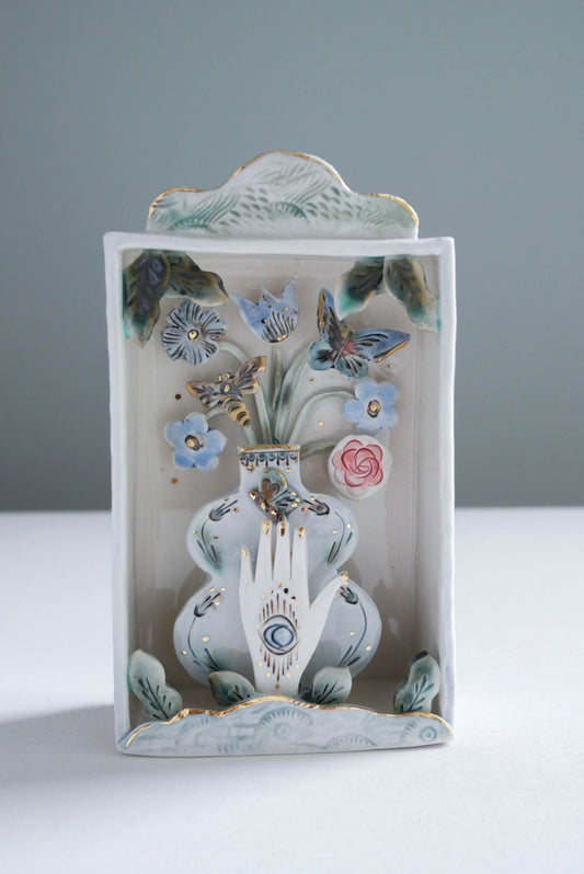 Wall box * Magical vase with insects