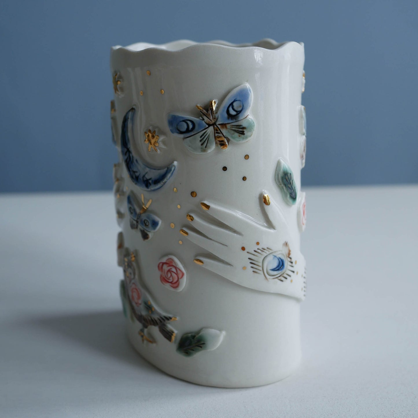 Vase * Owl & Moths * 1