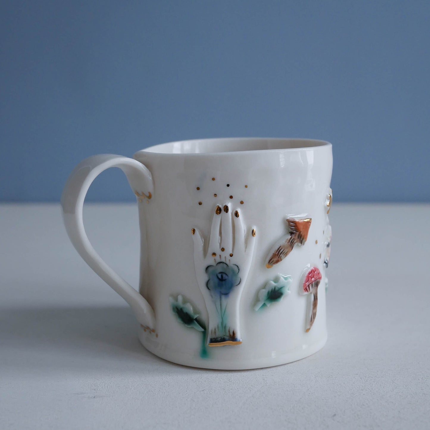 Mug * Woodland Winter Deer & Owl