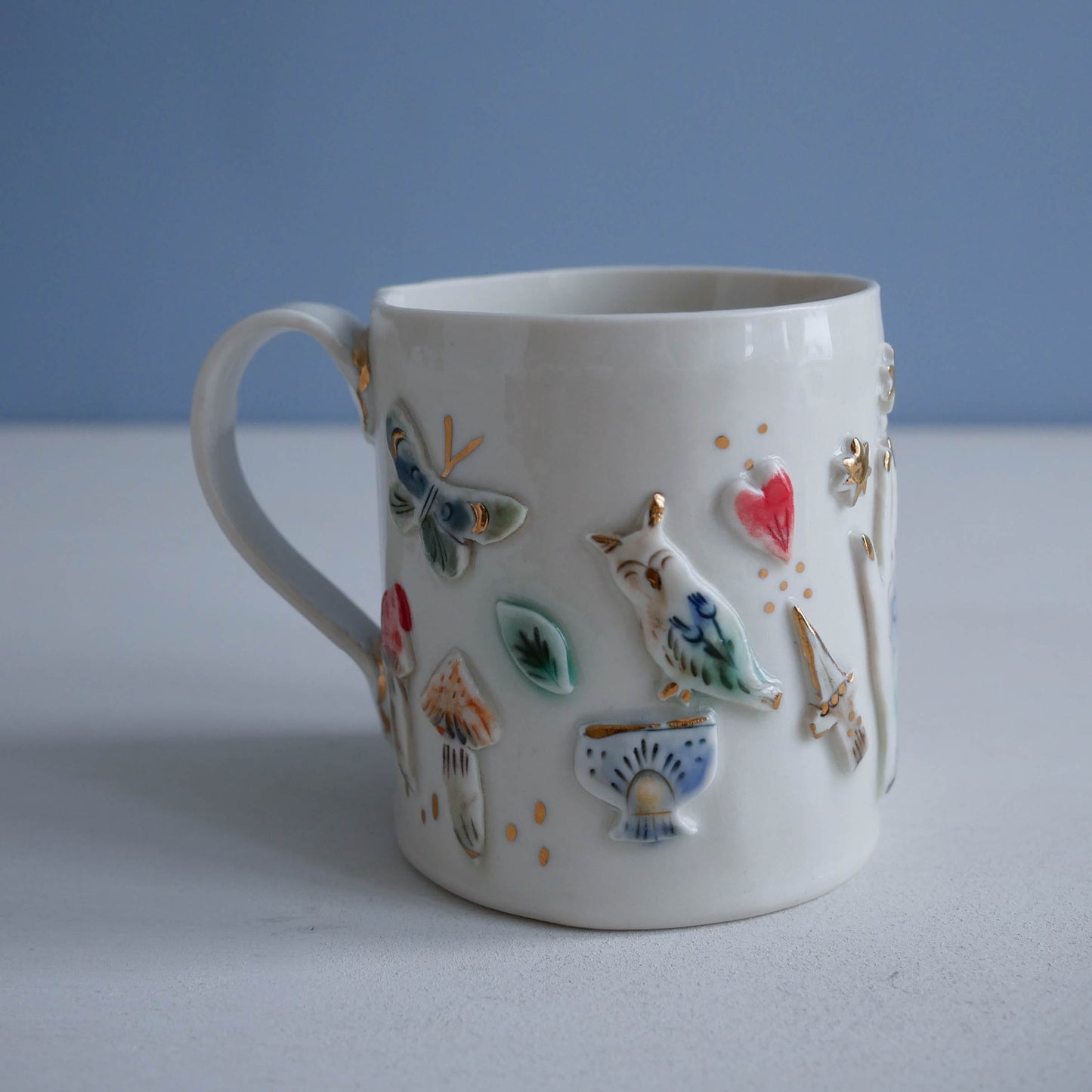 Mug * Tarot inspired (Sale- color faded from kiln firing)