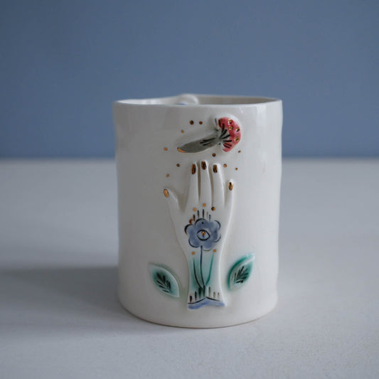 Cup * Hand to Mushroom