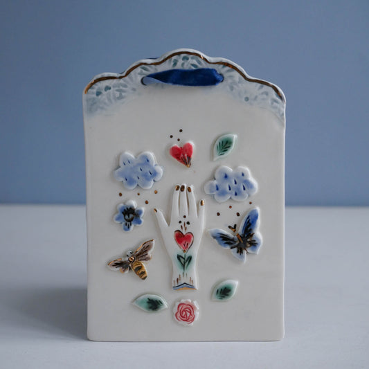 Tile * Hand to Butterfly & Bee & Rain