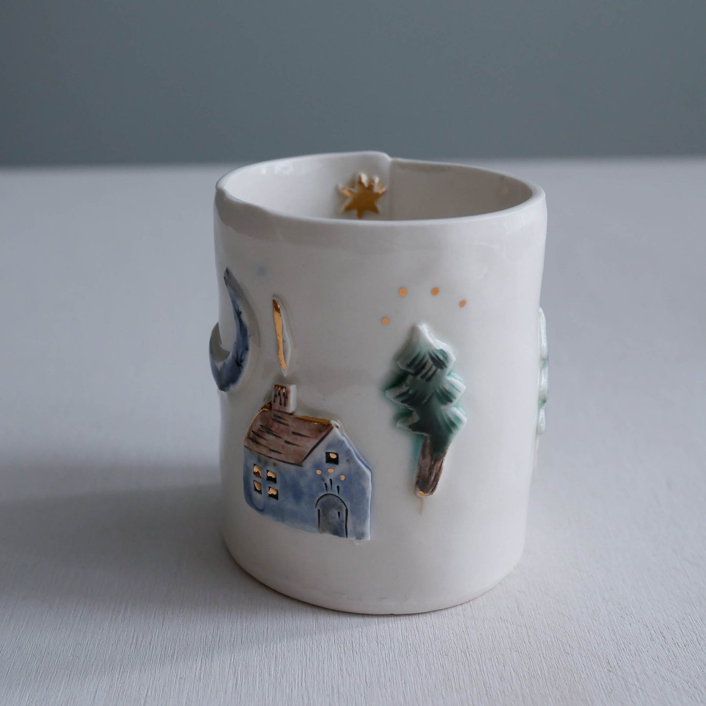 Cup *Cabin with Moon