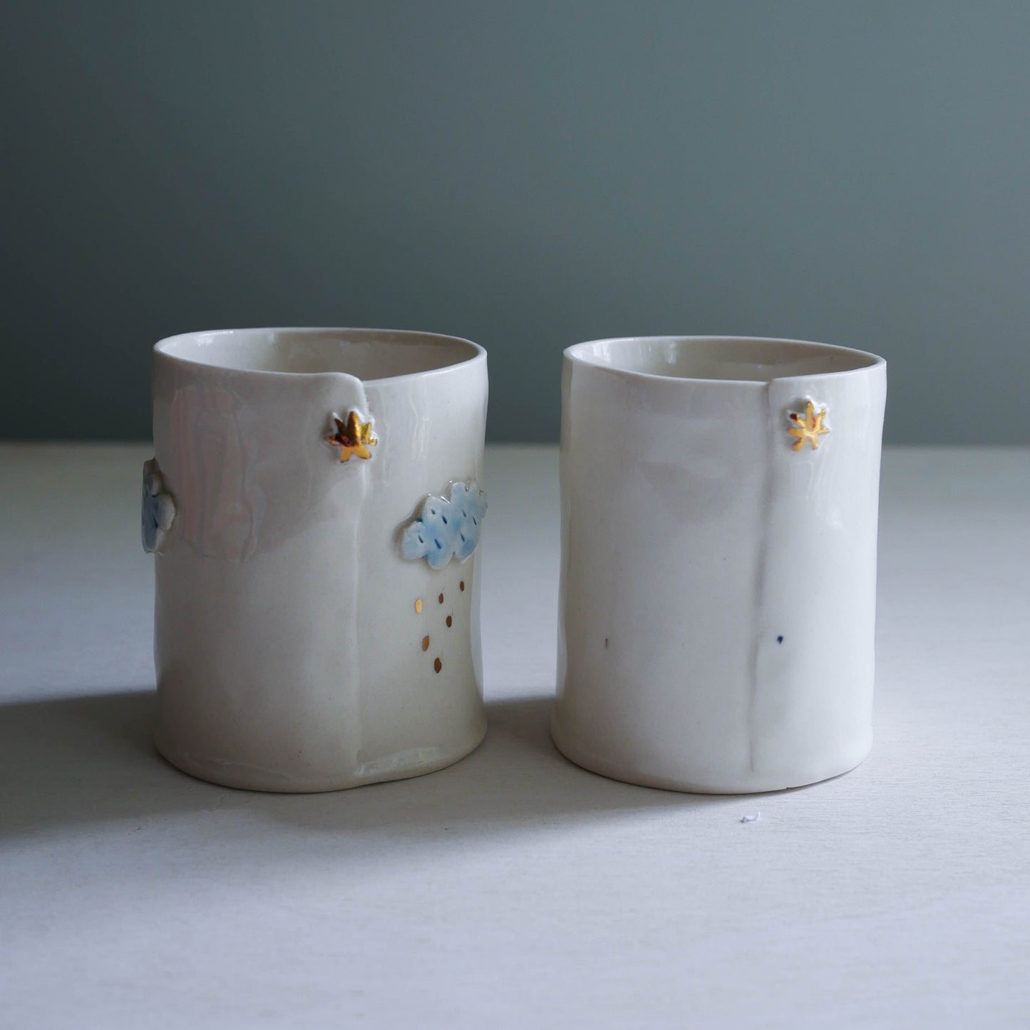 cup * Swan with moon and star